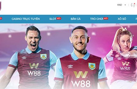 W88 – Đối tác chính thức của Burnley FC tại Premier League